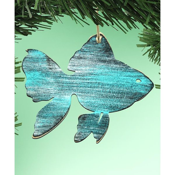 Designocracy Fish Wooden Magnet Wall Decor 99534M